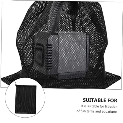 UKCOCO 3Pcs Water Pump Filter Bag Durable Mesh for Outdoor Swimming Pools Easy to Use Drawstring Design Protects Pumps from Debris and Fish from Harm