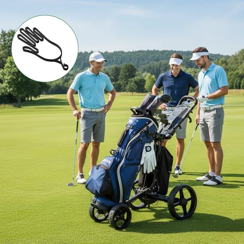 2-Pack Golf Glove Stretcher and Dryer, Glove Shaper Holder Hanger Keeper for Golf Bag Universal Gloves Support Frame