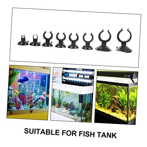 Ciieeo 40Pcs Aquarium Suction Cup Clips Clamps for Fish Tank Tubing Holder Easy Install Clean Surfaces for Airline and Hose Management
