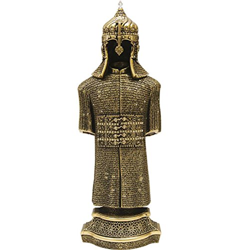 Gunes Jawshan Kabir Islamic Decor Decorations for Home - Muslim Gifts Ottoman Suit of Armor Islamic Art Piece (11.5 x 3.8in, Gold)