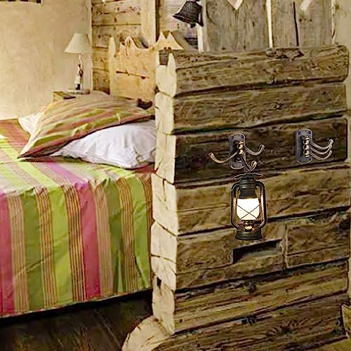 Retro Swivel Wall Hooks - 2PCS Coat Rack for Bedroom, Bathroom, Kitchen, Garage - style: Retro square shape