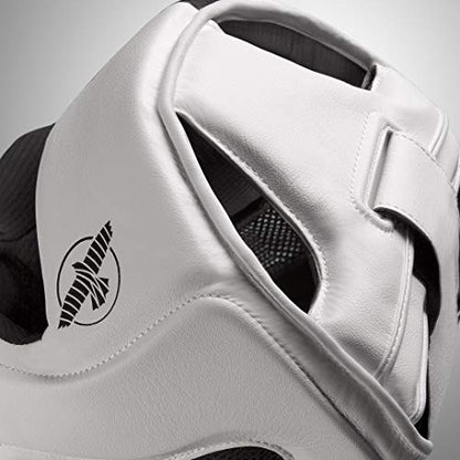 Hayabusa T3 Adjustable MMA Headgear - color: White/Black, size: Medium