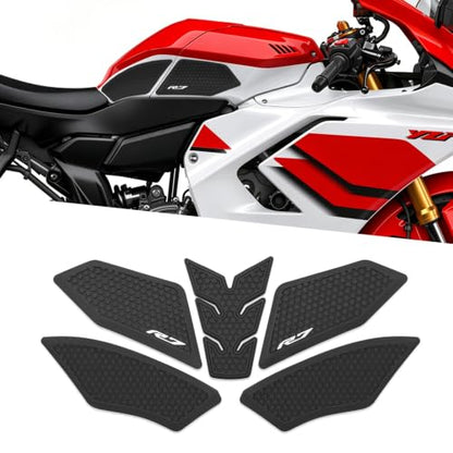 for YZF-R7 yzfr7 2026 New Accessories Body Protection Fuel Tank Rubber Pad Anti-Slip and Anti-Scratch Fuel Tank Sticker Decal Tank Grip Rubber Anti-Slip Tank Pad Fuel Tank pad (R7 2026) - color: R7 2026