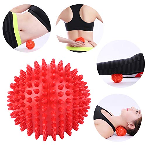 Spiky Massage Ball, Multifunctional Massage Ball, for Men and Women, Runners, Indoor and Outdoor Athletes (Large Size 9cm)