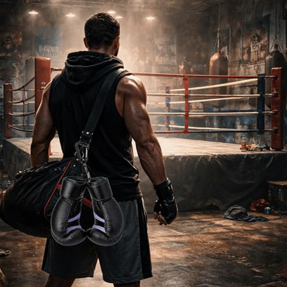 2pcs Boxing Gloves Clip with Carabiners, No-Slip Gloves Clamp Holder for Hanging MMA Muay Thai Glove on Backpack Gym Bag or Gear Bag Quick-Dry Carrying Hook for Training Equipment