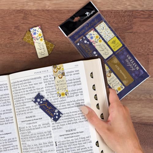 Christian Art Gifts Colorful Magnetic Scripture Bookmark Set for Women - color: Kind Words