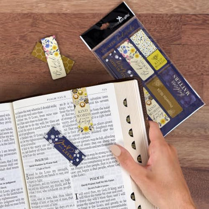 Christian Art Gifts Colorful Magnetic Scripture Bookmark Set for Women - color: Kind Words