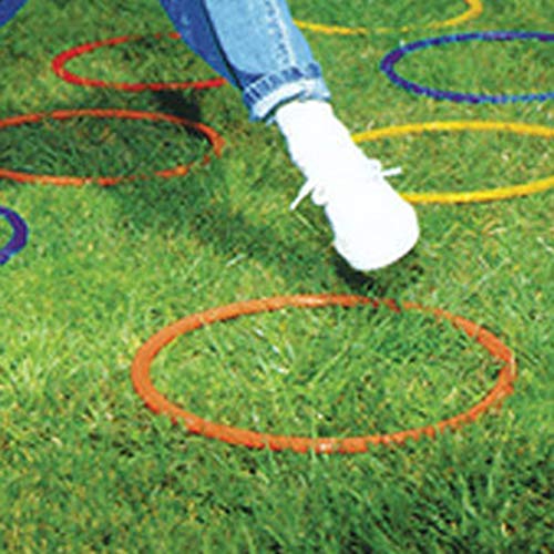plplaaoo 6PCS Agility Training Rings,Training Speed Rings,Multicolor Speed Agility Rings Set, Football Control Skills Agility Loop, Multifunction Agility Training Rings for Agility Footwork Training