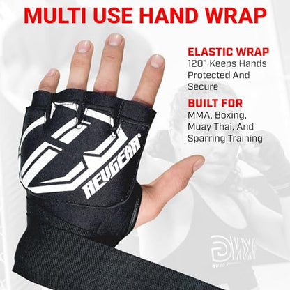 Revgear Neoprene High-Performance Gel Pro Hand Wraps Dominator Muay Thai Shin Guard