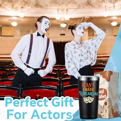 Fufandi Broadway Musical Gifts, Theater Gifts - World Theatre Day, Birthday, Chistmas Gift for Theater Lovers Actors Music Teacher - Tumbler Cup 20oz - color: Broadway Black