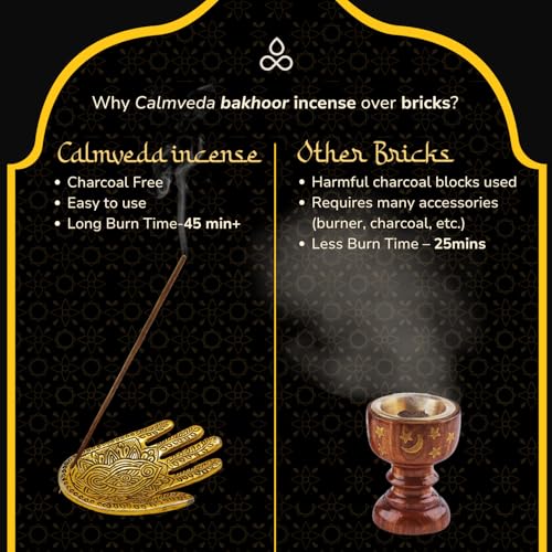 Arabian Oud Bakhoor Incense Sticks - بخور اماراتي (3 Variants, 40+ Incense) Deep Warm Arabic Incenses Like Al Nasaem, Hoor Alain & Al Raheeb Oud Bukhoor | Perfect Islamic Gifts or Eid Gifts