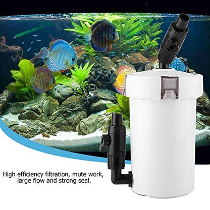 Fdit Aquarium Fish External Canister Filter with Pump Table Mute Filters Bucket HW-602 HW-603 HW-602B HW-603B(602)