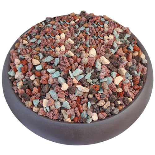 6.6 Pounds Mix Horticultural Lava Rocks, 5-8 mm Lava Rocks for Plants, Bonsai Rocks Horticultural Grit Soil Cover Gravel for Succulents and Hydroponics, Fairy Gardening, Top Dressing, Plant Drainage - size: 0.2-0.3 inch, style: Mix lava/ 6.6 pounds