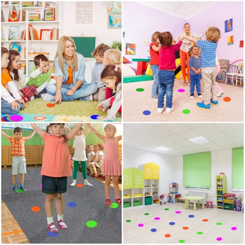 4inch & 9inch Poly Spots Spot Markers for Gym Floor, 12/24 Pcs Flat Cones Non-Slip Rubber Floor Dots Agility Markers for Soccer Basketball Sports Speed Training, Dance, Classroom Activities - style: 24Pcs 4 inch Orange