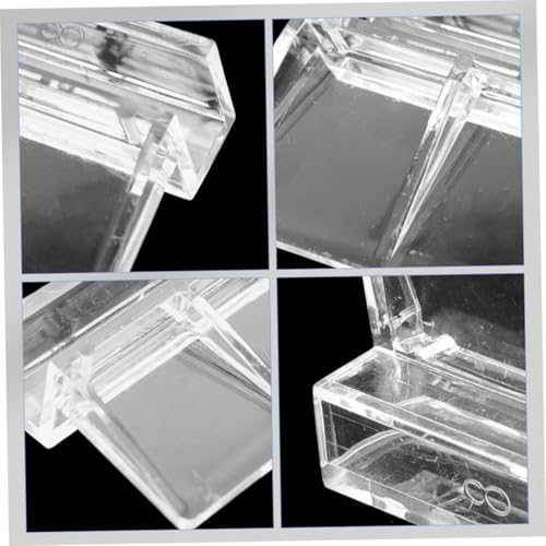 ERINGOGO 12pcs Rimless Aquarium Lid Clips Support Holder for Glass Covers Stable and Aesthetic Fish Tank Accessories