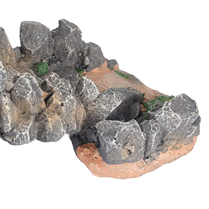 plplaaoo Aquarium Arch Bridge Resin Craft Safe Simulation Fish Tank Ornament for Landscaping Aquariums Fish Tanks Fountains 21x9x7.3cm