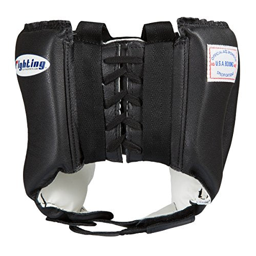 USA Boxing Competition Headgear (Cheek), Black, Medium