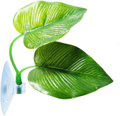 Betta Fish Leaf Hammock, Aquarium Decor for Resting Sleeping Hiding, Reusable Tank Accessories with Suction Cups