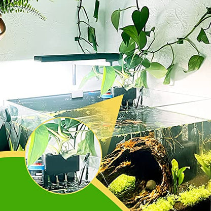 Aquarium Plant Holder with 5 Hole, Plastic Aquatic Plant Pot, Aquarium Planter Cups for Aquarium Plants Live, Aquarium Decor for Fish Tank Live Plants, 1.5inch - size: 1.5 Inch