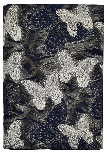 BLBMH 6.5x9.5 Bible Cover with Bookmark | Non-Stretch Fabric Book Cover for Hardcover/Paperback | Privacy Reading Gift for Women - Butterfly B - color: Butterfly B, size: 9.5in