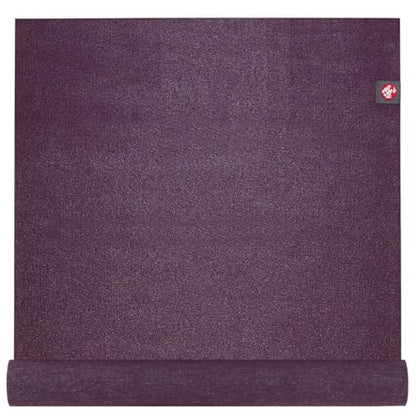 Manduka eKO SuperLite Yoga Mat - 1.5mm Natural Rubber | Foldable & Travel Friendly | Soft Textured Surface | Eco-friendly - color: Acai