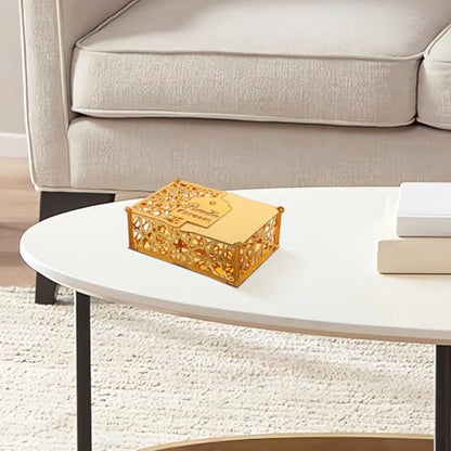 Eid Ramadan Acrylic Box Islamic Celebration Container Stylish Decorative Holder Elegant Treats Storage