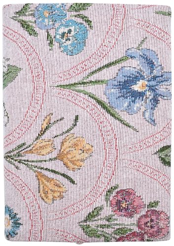 BLBMH 5x8 Fabric Book Covers for Paperbacks Quran Notebook - WD Flower Pink - color: Wd Flower Pink