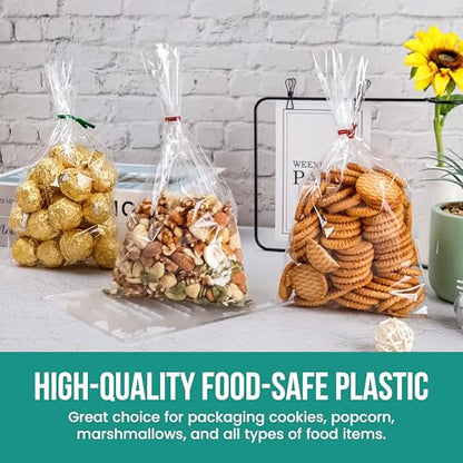 Levex - 6" x 12" (1000 Count) Open End Flat Top - 1.5-Mil Clear Poly Bags for Packaging, Shipping, Storage & Food (Bags Do Not Have a Seal or Prints) - size: 6" x 12" (1000 Pack)