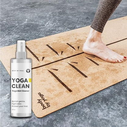Yoga Mat With Cleaning Spray