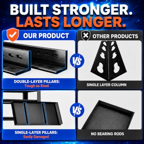 Aquarium Stand, Freestanding Fish Stand with Storage for Living Room, Heavy Duty Metal Shelving Fish Tank Holder for 30-40 Gallon Breeder Tanks, Black 3-Tier, 31.5" H×39.4" W×13.8" D - size: 3-Tier, 31.5"H×39.4"W×13.8"D