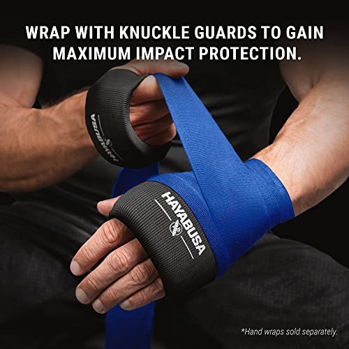 Hayabusa Boxing Knuckle Guards - color: Black, size: Large-X-Large