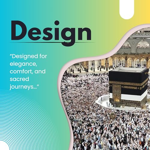 Bamboo Ihram for Umrah Men (43x86 Inch), Ihram for Hajj, Umrah Clothes, Comfortable Ehram, Hygienic Natural Ahram, Set of 2 Sweat Absorbent Towels, Clothes for Muslim