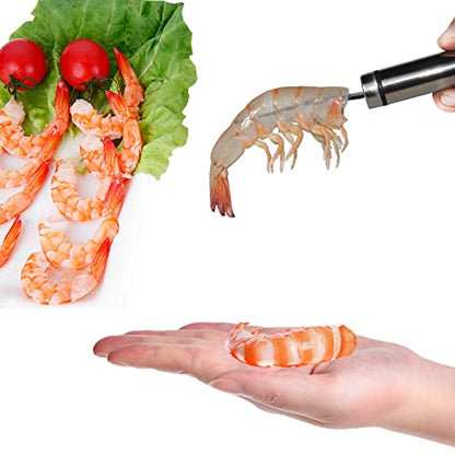 3 PCS Multifunctional Shrimp Peeler, 5 In 1 Multifunctional Shrimp Line Fish Maw Knife,Shrimp Deveiner Tool Shrimp Cleaner