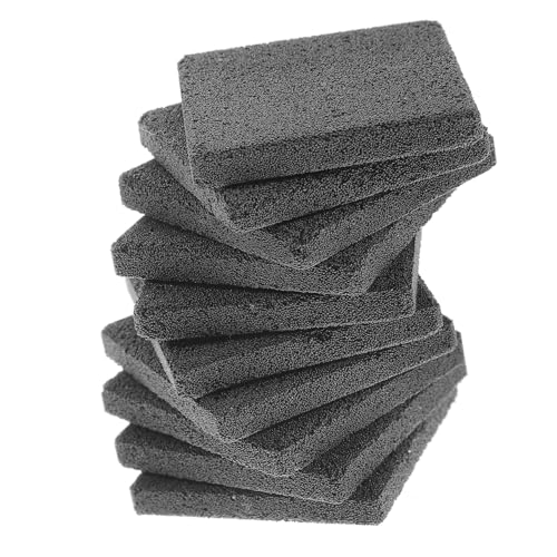 Toddmomy 10pcs Base Mount Support Bracket Ceramic Base for Fish Aquarium Freshwater Tank