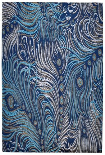 BLBMH A5 Fabric Book Cover for Paperback Journal Notebook Women - Feather - color: Feather, size: 8.3in
