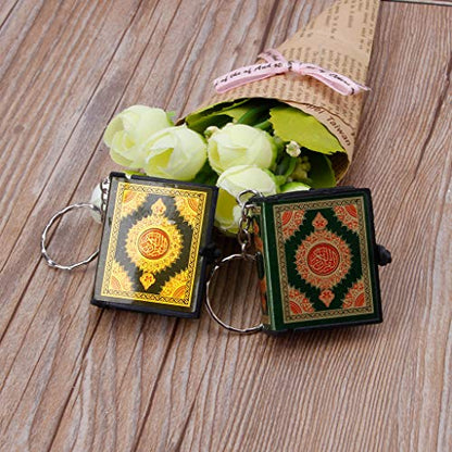 Mini Ark Quran Book Real Paper Can Read Arabic The Koran Keychain Muslim Jewelry