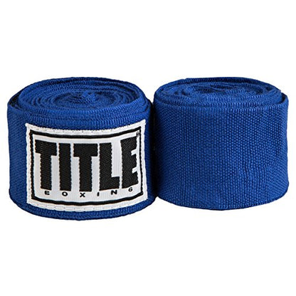 Title Boxing Elastic Mexican Hand Wrap, Royal, 180"