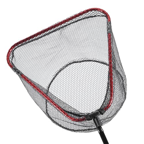 Aluminum Foldable Net Head Replacement Saltwater Fishing Tools Outdoor Landing Fishing 40cm / 60cm / 65cm - size: Large size 50X65cm