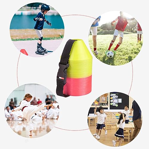 10 Pieces Mark Disks Soccer Cones Multi-Sport Training Space Cones Training Accessories for Football Sport Outdoor Games