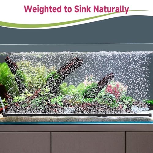 hygger Aquarium Bubble Curtain Wall, Quiet Fish Tank Air Stone with Accessories, High Dissolved Aquarium Bubbler Oxygen Diffuser Decoration for Freshwater & Saltwater - size: 29.5-IN Long