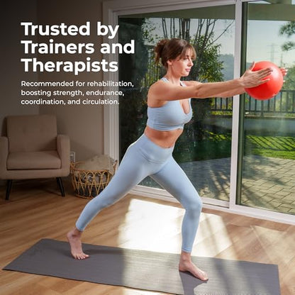 Sunny Health & Fitness Premium Anti-Burst Exercise & Stability Ball | 660LB Capacity, Yoga, Pilates, Physical Therapy, Recovery, Prenatal Comfort, Non-Slip Texture, Non-Toxic, Odor-Free - style: 9-inches/23cm
