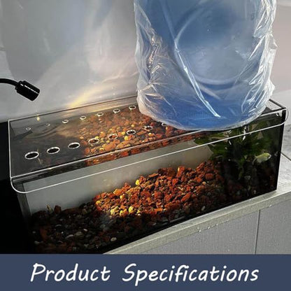 Aquarium Cover, Anti-Jumping Fish Tank Lid, Planted Tank Aquarium Lid | 3/4/5mm Thick, for Homes/Restaurants/Hotels/Aquariums/Pet Shops/Laboratories, Customizable(18x14in) - size: 18x14in