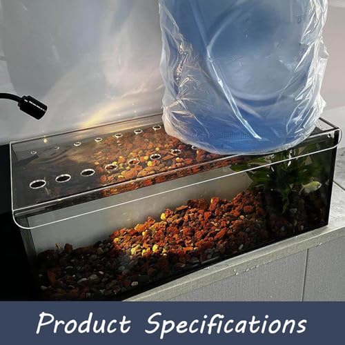 Aquarium Cover, Anti-Jumping Fish Tank Lid, Planted Tank Aquarium Lid | 3/4/5mm Thick, for Homes/Restaurants/Hotels/Aquariums/Pet Shops/Laboratories, Customizable(18x8in) - size: 18x8in