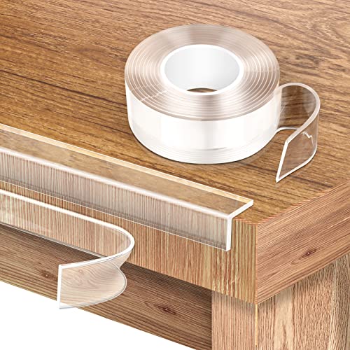 Corner Protectors Baby Proofing,Clear Corner Protector,Soft Edge Protector 16.4ft(5M) Corner Guards Furniture Corner&Edge Safety Bumpers with Upgraded Strong Adhesive for Furniture&Sharp Corners - size: 0.8in width(16.4ft length)
