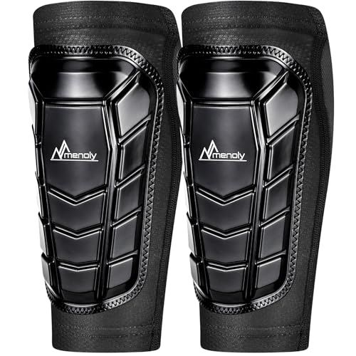 MENOLY Soccer Shin Guards，Kids Youth Soccer Shin Guards Sleeves with Honeycomb Pads for 7-18 Boys Girls Shin Pads Protective Soccer Equipment for Youth Adult High Impact Resistant & Comfortable - size: Small