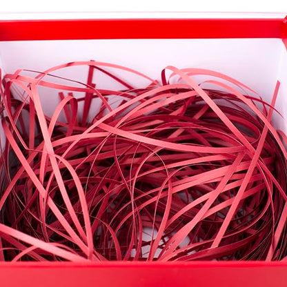 Hallmark Medium Gift Box with Lid and Shredded Paper Fill (Red 7 inch Box) for Birthdays, Graduations, Anniversaries, Christmas, Valentine's Day, All Occasion - color: Red, size: Pack of 1