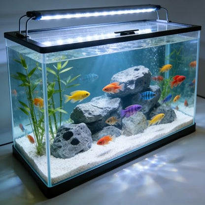 35.84×17.01×0.16 in Clear Tempered Glass Canopy | Aquarium Lid Glass Canopy Aquarium Fish Tank Hoods, Fits Aqueon 30/40gal Breeder(1pcs-35.84 x 17.01 x 0.16in) - size: 1pcs-35.84 x 17.01 x 0.16in