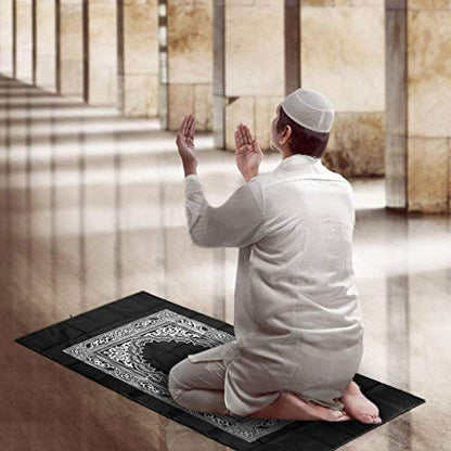 Portable Prayer Mat Rug with Vintage Pattern E