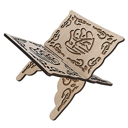 Quran Folding Stand, Quran Holders Muslim Prayer Book Quran Stand Muslim Stand for Practical Home Decoration
