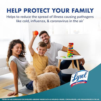 Lysol Air Sanitizer with Bacterial Odor Eliminator for Home & Office, Air Freshener Alternative, Simple Fresh Scent, 10 oz (Pack of 3) - size: 10 Ounce (Pack of 3)